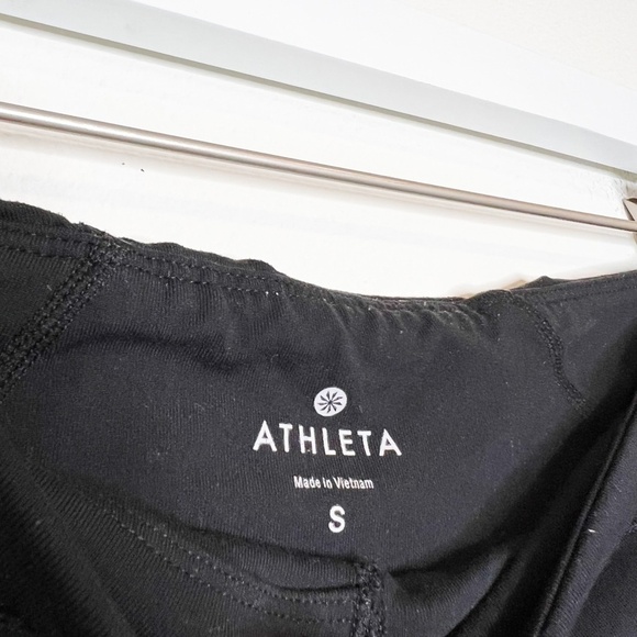 Athleta Balance Capri Crop Leggings Black Color Leggings 964552 - Picture 3 of 6